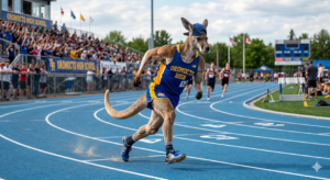 Teacher suspended for recruiting kangaroo to track and field team